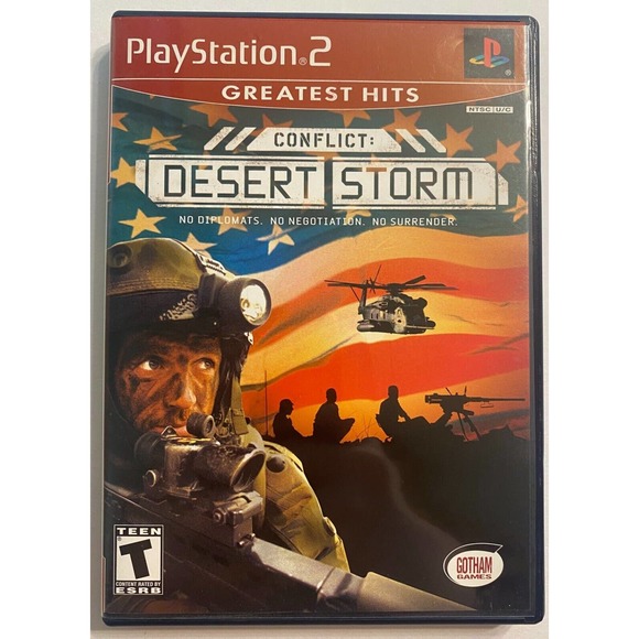 PlayStation 2 PS2 Greatest Hits Conflict: Desert Storm Complete Video Game - Picture 1 of 3